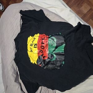 Gildan Black T-Shirt with Vibrant Graphic